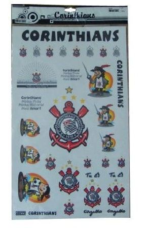 Cartela adesivo Corinthians